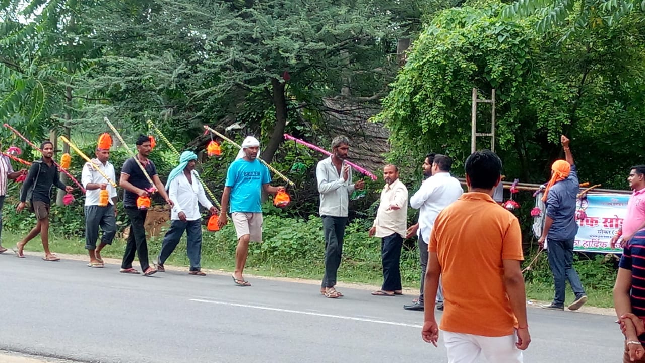 कावड़िया सेवा शिविर - पिपराली रोड, पलासिया के पास, सरस दुघ डेयरी के पास - 05-08-2018