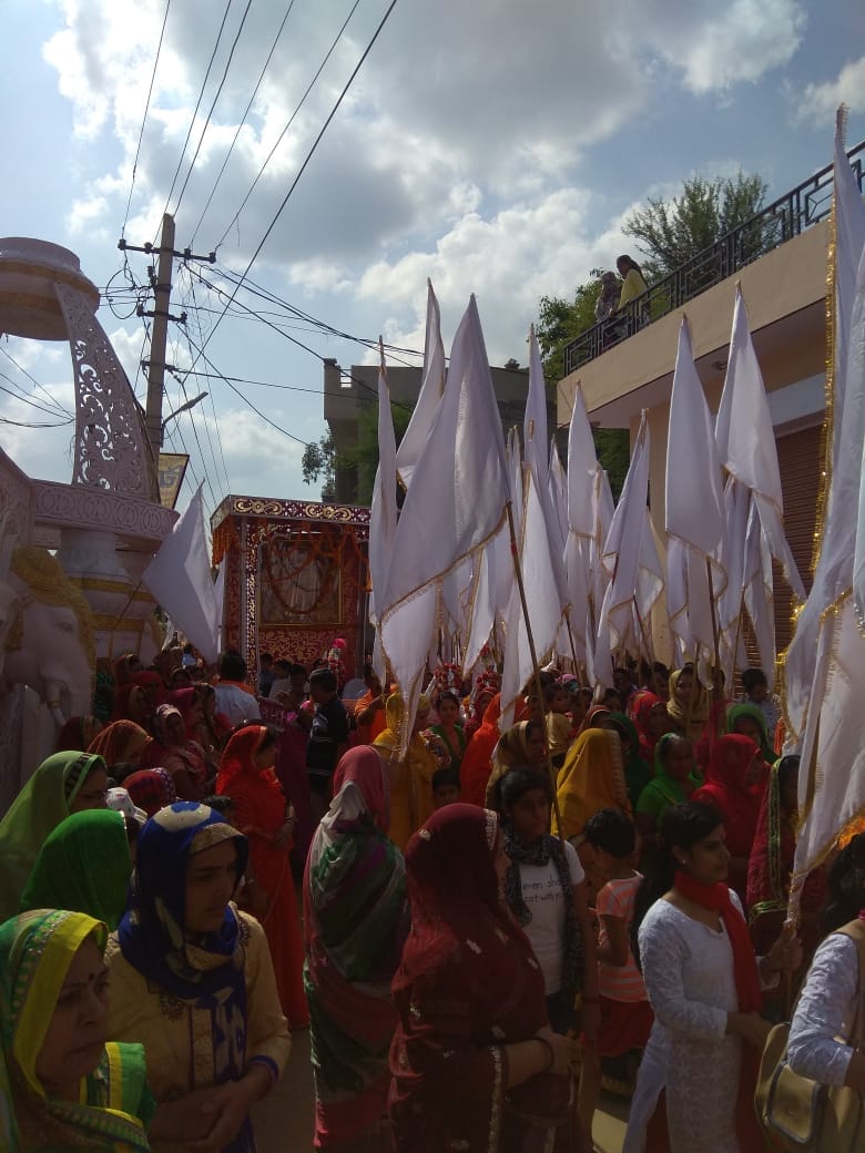 झुंझार जी महाराज के पैदल  यात्रियों के सेवा शिविर - दूजोद स्टैंड, दूजोद - 14-09-2018