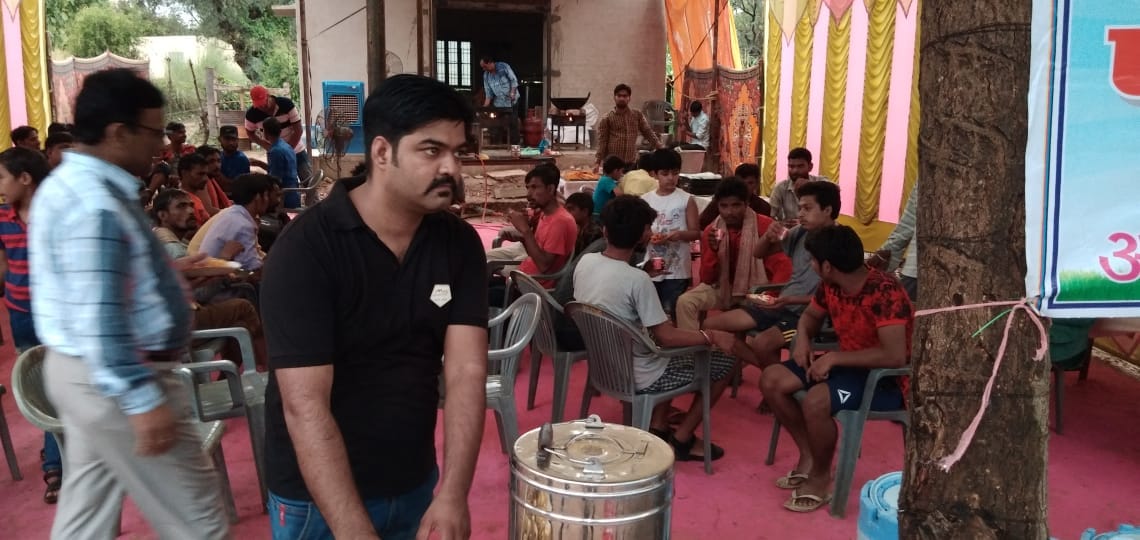कावड़िया सेवा शिविर - पिपराली रोड, पलासिया के पास, सरस दुघ डेयरी के पास - 05-08-2018